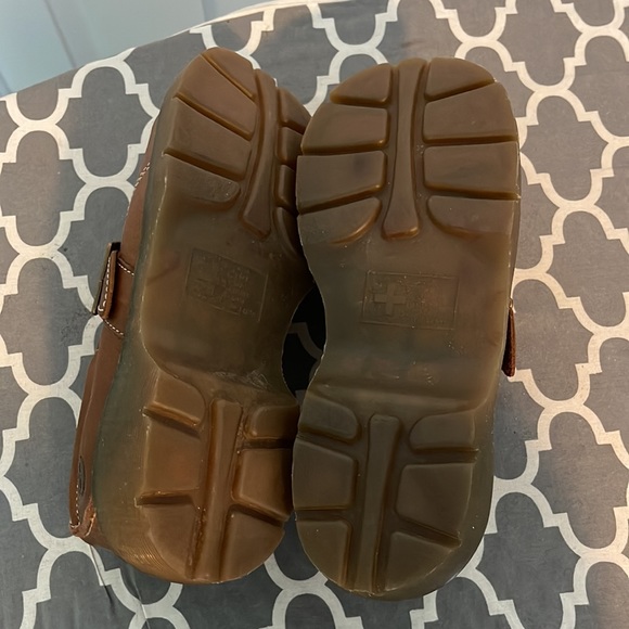 Vintage Dr Martens brown leather shoes with buckle, size 7 - Picture 3 of 5